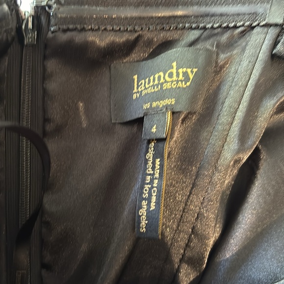 Laundry by Shelli Segal Black Strapless Dress - Picture 6 of 10